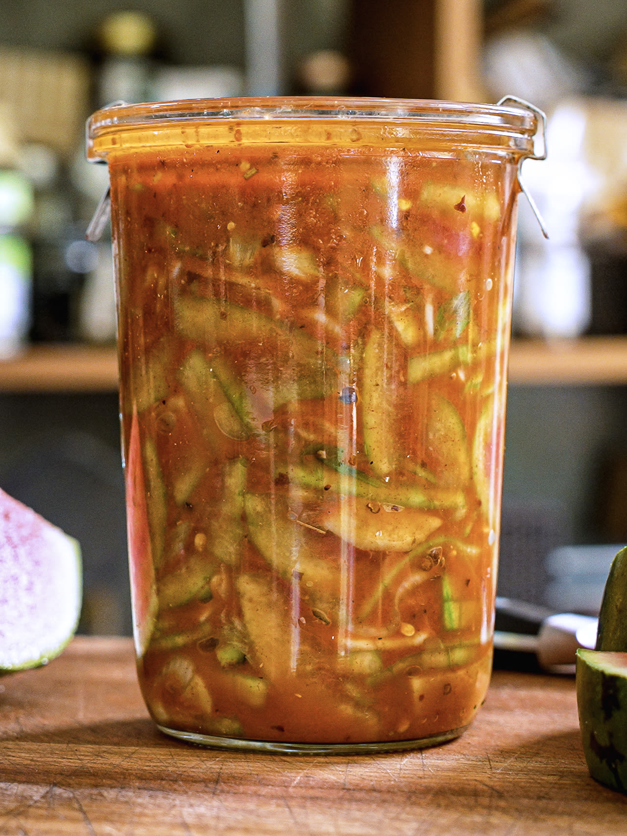 Homemade Wassermelonen Kimchi 1280x1707 Glas