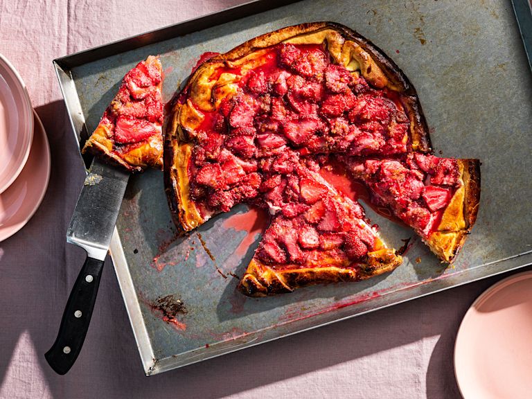 Schritt 4: Galette fertig backen und anrichten Schritt 4: Galette fertig backen und anrichten