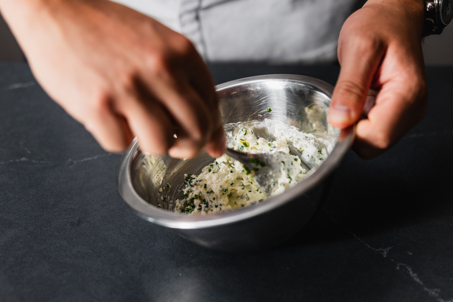 Schritt 6: Ricotta marinieren