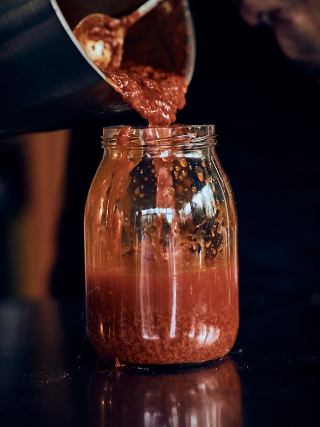 Harissa fertig in der Flasche  Harissa fertig in der Flasche