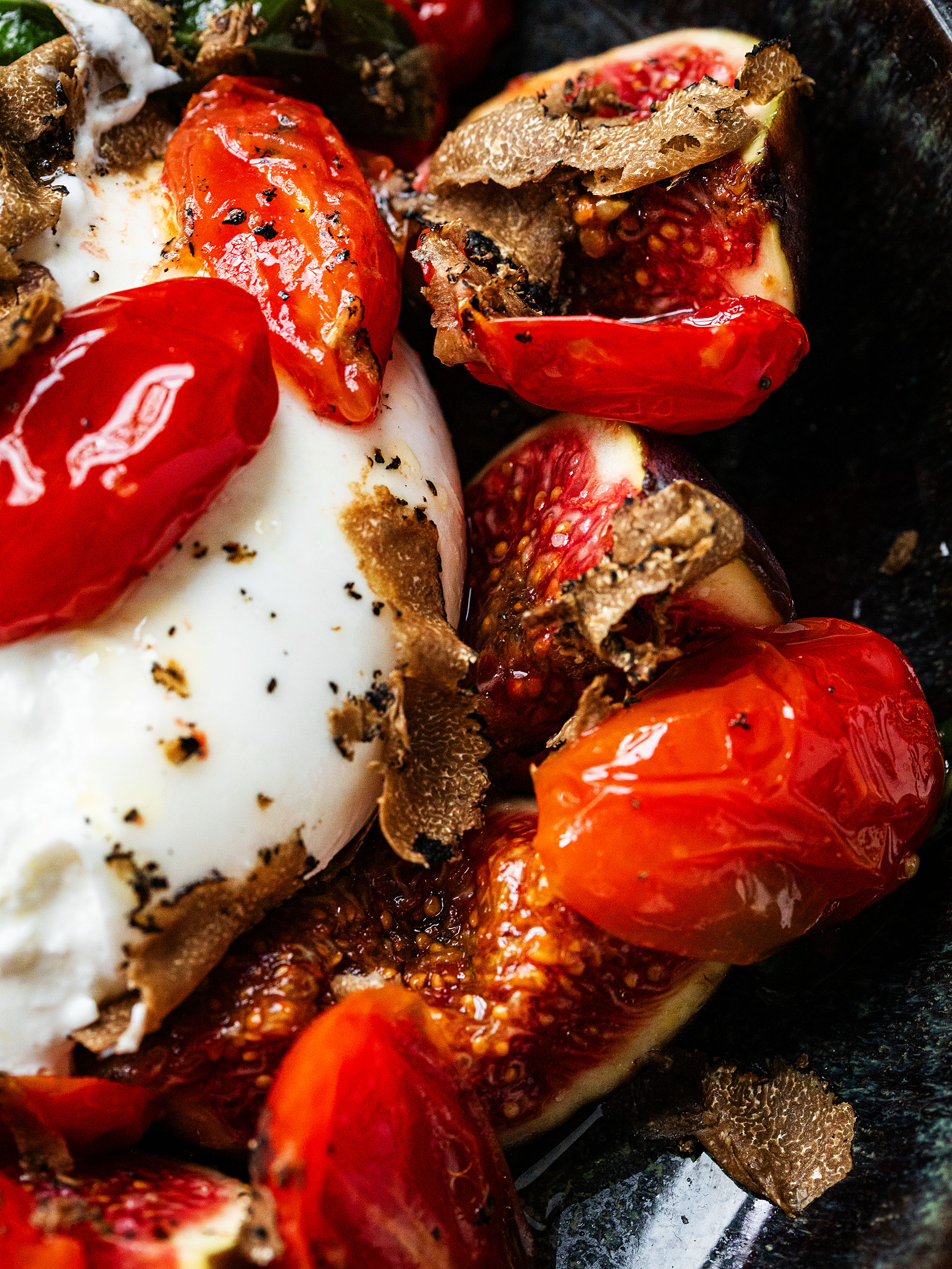 Burrata mit Feigen und Rösttomaten Rezept 2