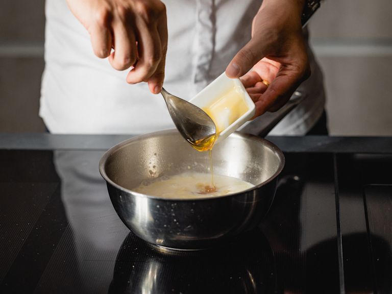 Schritt 2: Fertigstellung von Hirse-Porridge mit Aprikose und Mandel Schritt 2: Fertigstellung von Hirse-Porridge mit Aprikose und Mandel