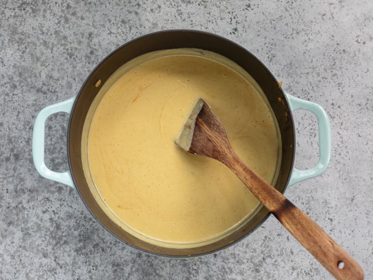 Schritt 3: cremige Blumenkohl-Fenchel Suppe pürieren 
