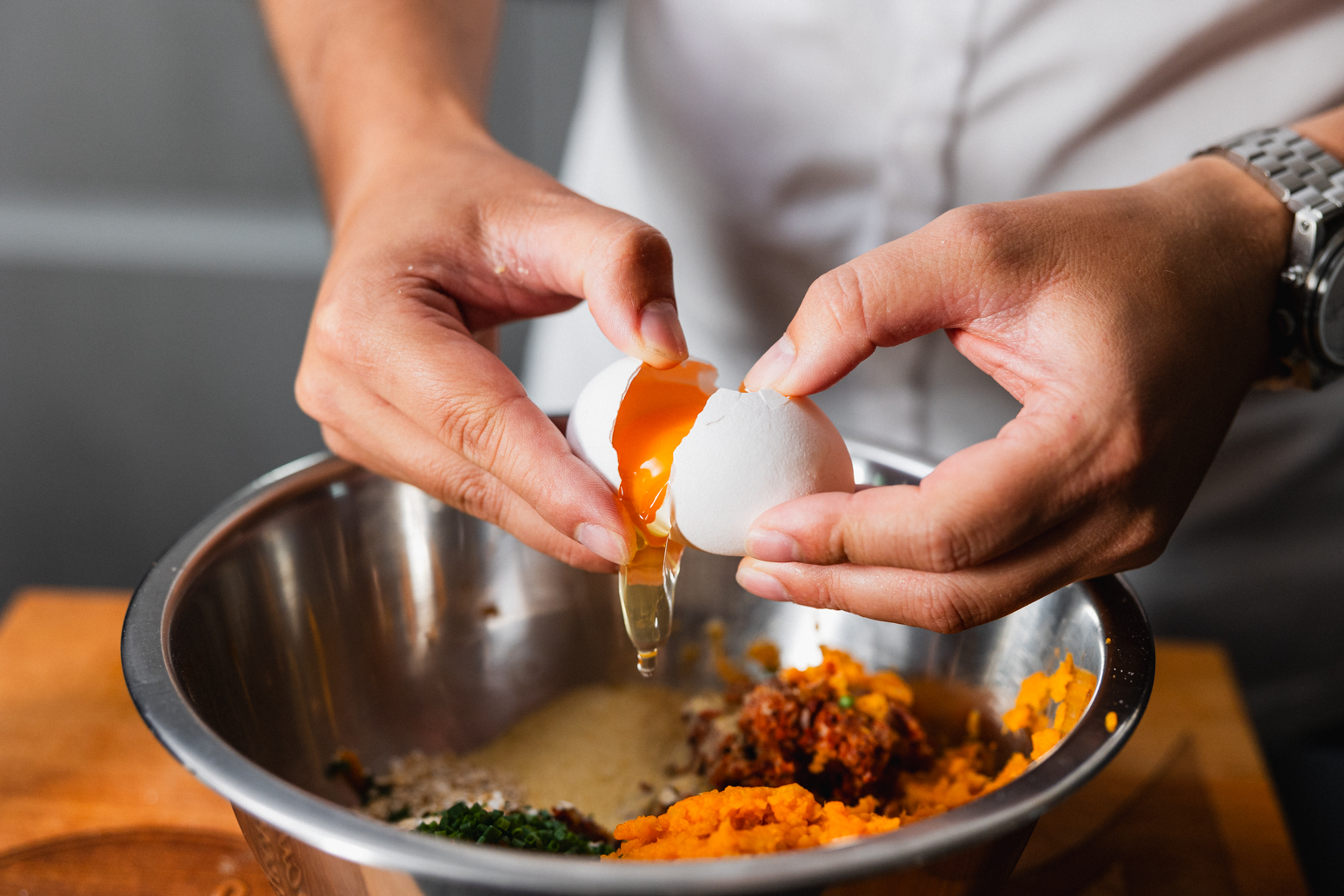 Schritt 3: Burgermasse fertig stellen