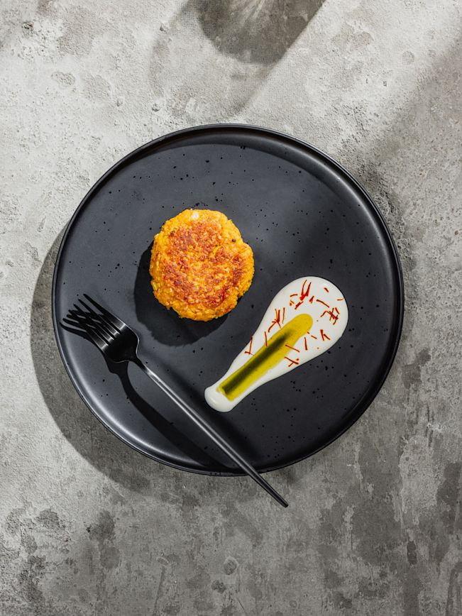 Safran-Blumenkohl-Burger Rezept Safran-Blumenkohl-Burger Rezept