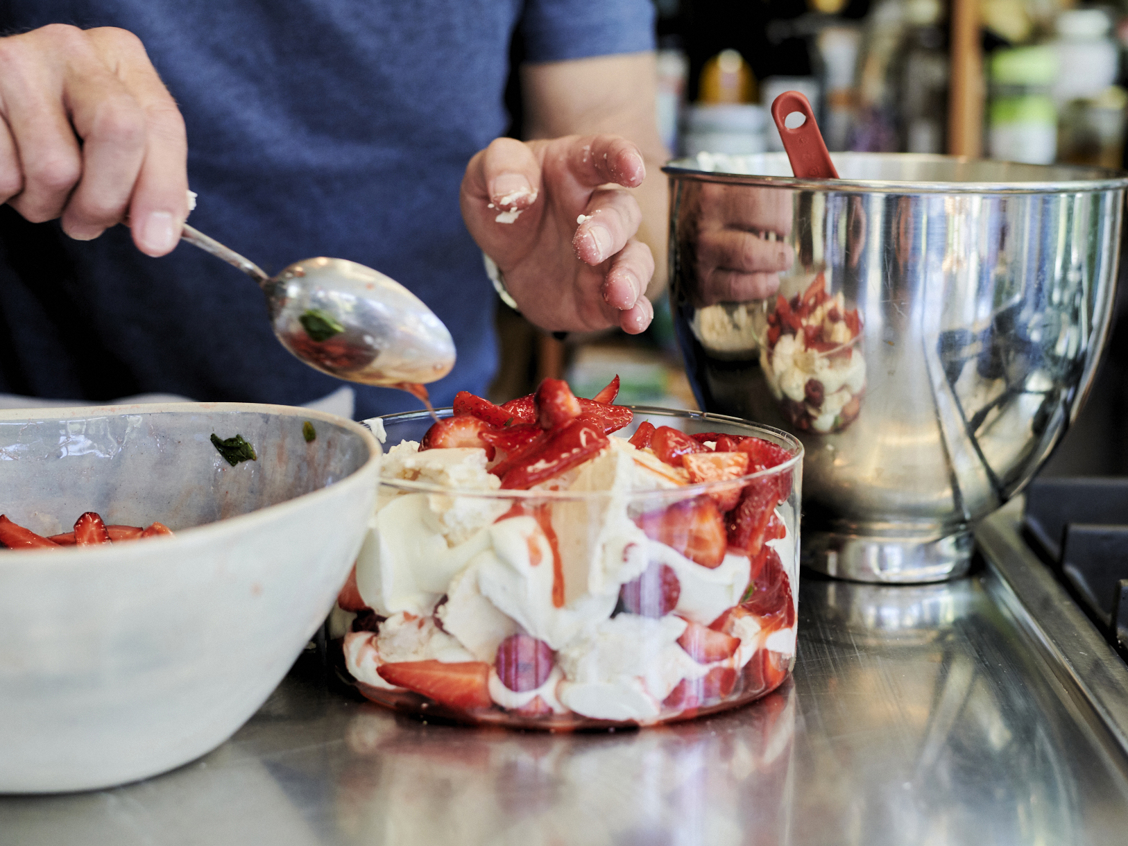 Schritt 7: Anrichten des Eton Mess