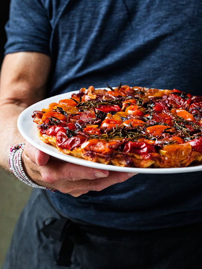 Karamellisierte Tomaten Tarte Tatin Rezept Karamellisierte Tomaten Tarte Tatin Rezept