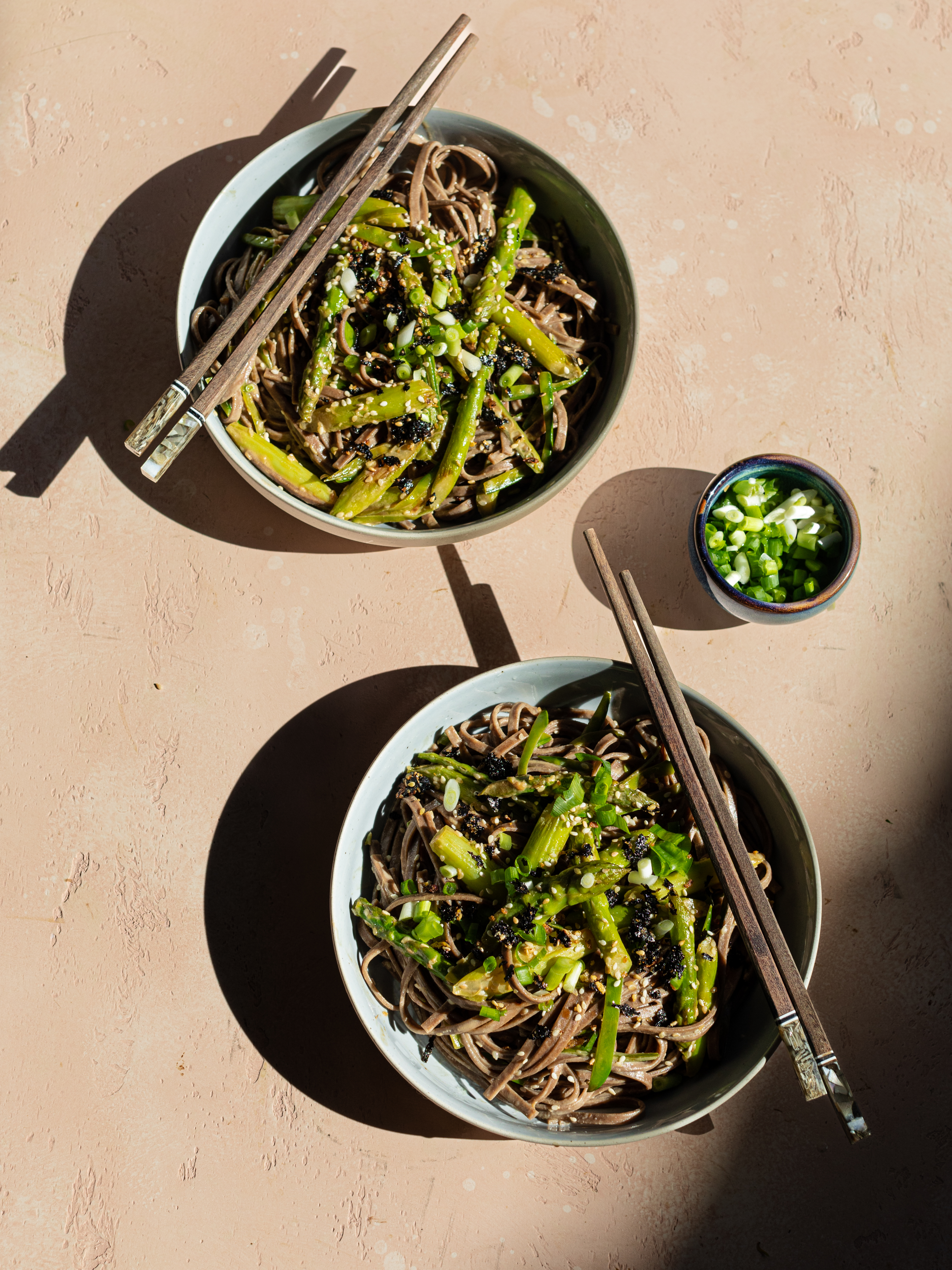 Soba Nudeln mit Sesam-Spargel Rezept 5