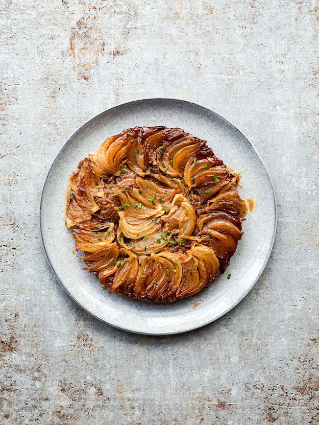 Rezept Tarte tatin à l'oignon Rezept Tarte tatin à l'oignon