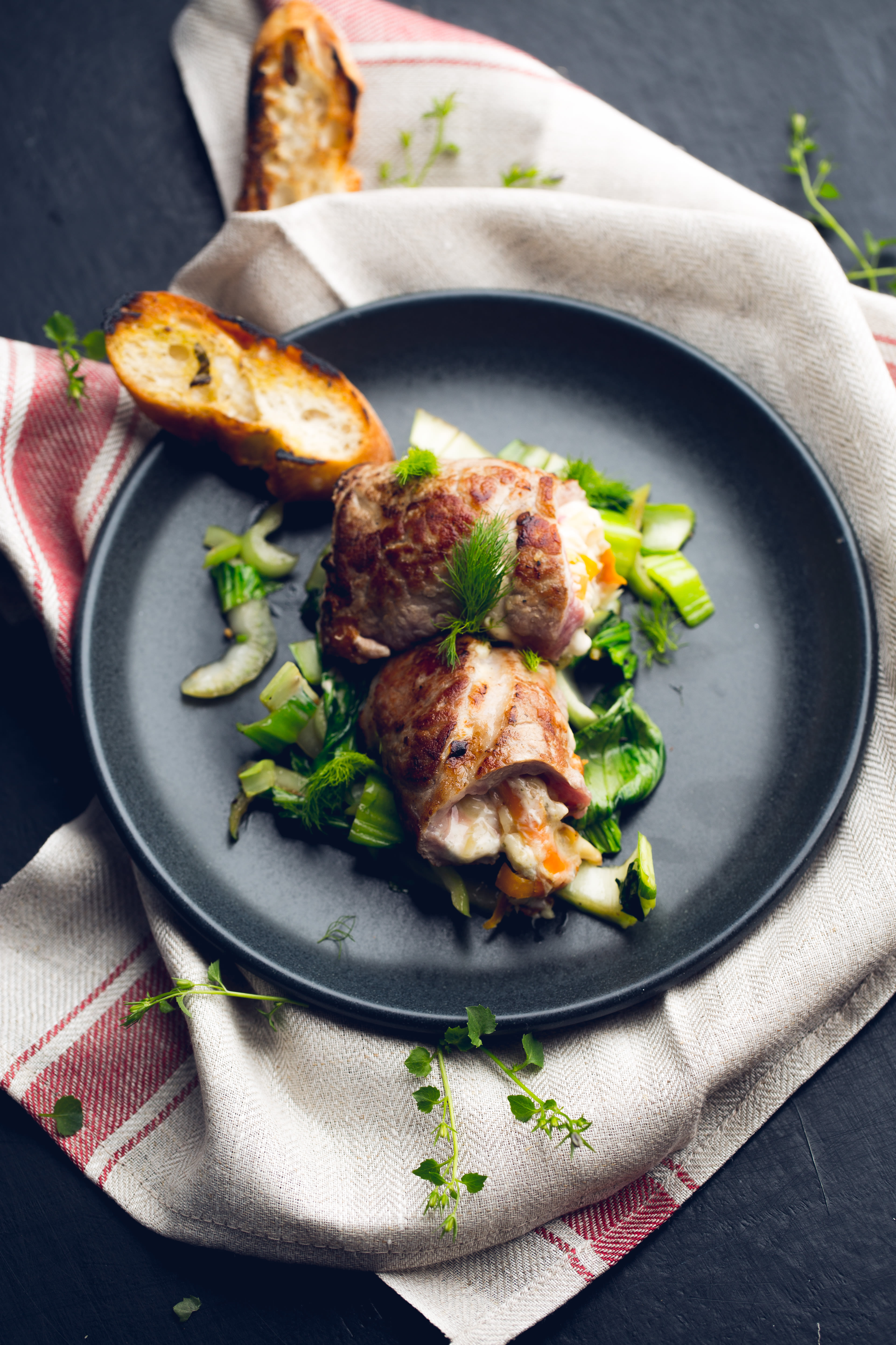 Involtini gefüllt mit Ricotta und Peperoni Rezept