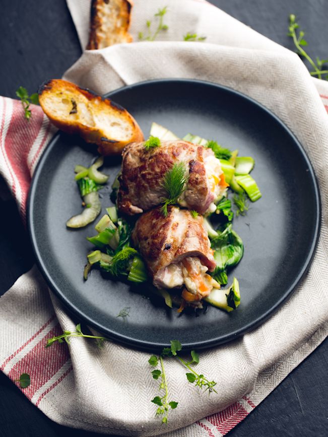 Involtini gefüllt mit Ricotta und Peperoni Rezept Involtini gefüllt mit Ricotta und Peperoni Rezept