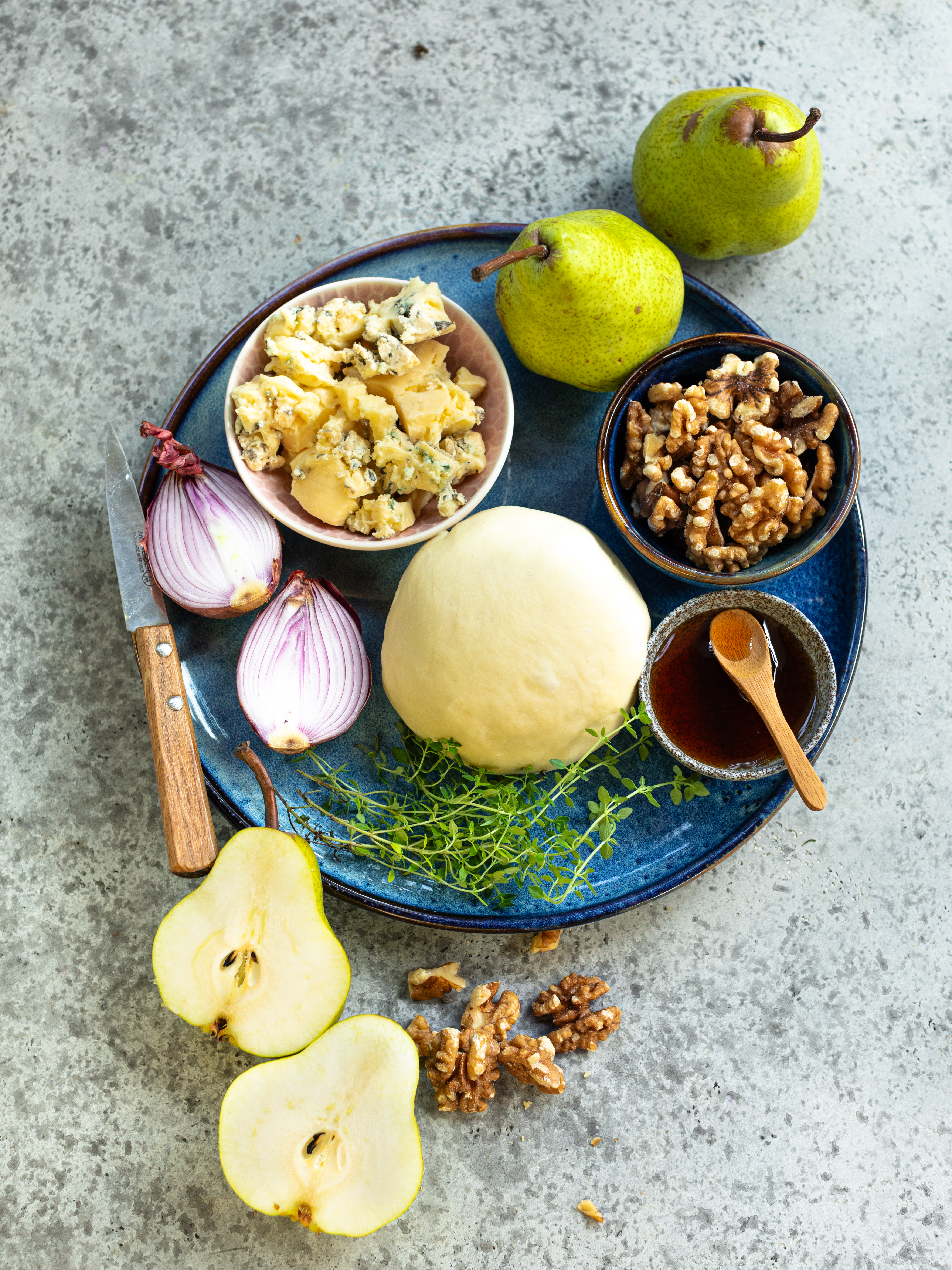 Birne-Gorgonzola-Flammkuchen Rezept 6