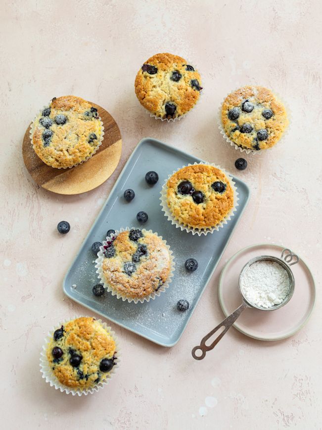 Blaubeer-Käsekuchen Muffins Rezept 1 Blaubeer-Käsekuchen Muffins Rezept 1