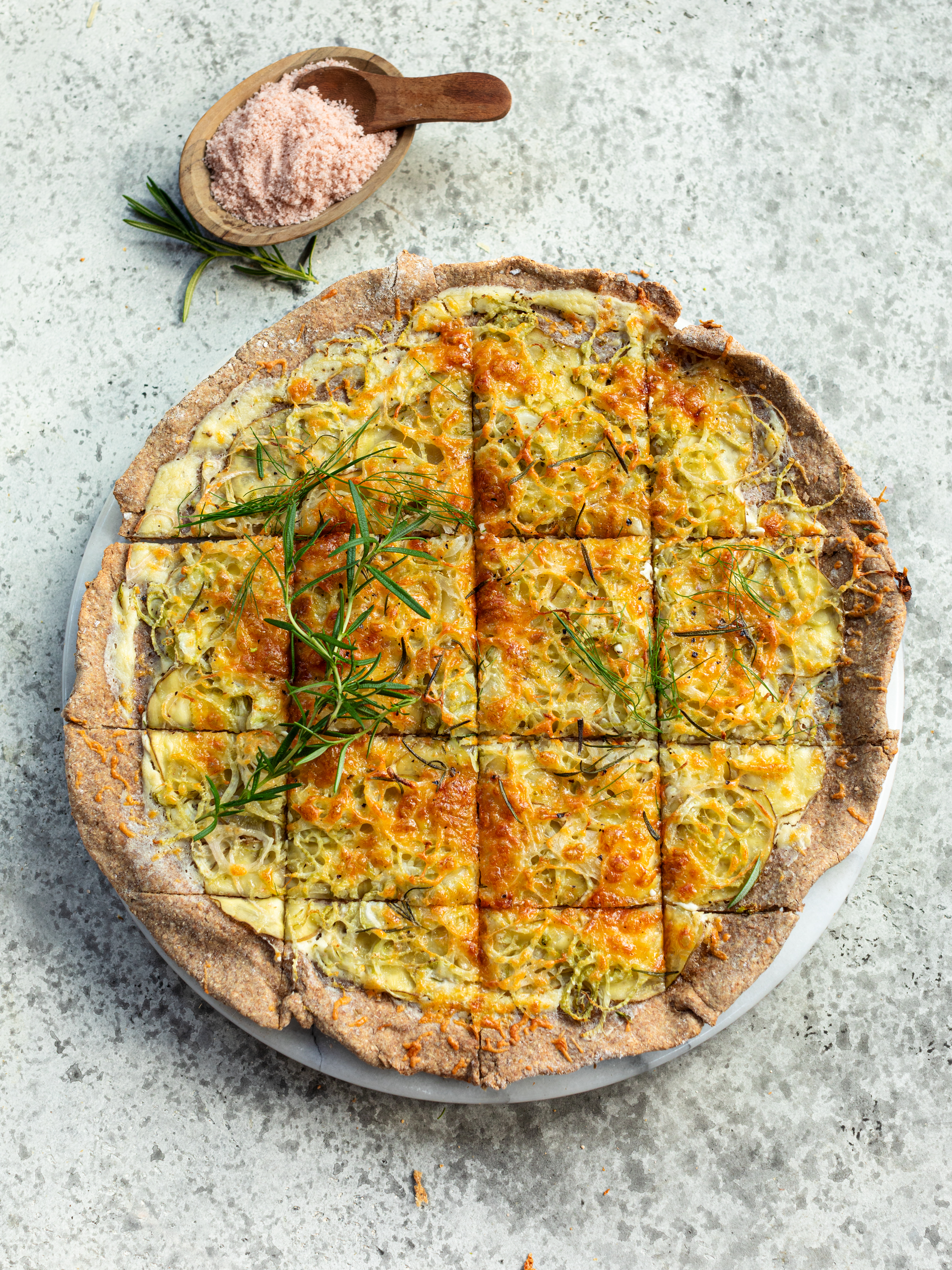 Kartoffel Fenchel Flammkuchen Rezept 3