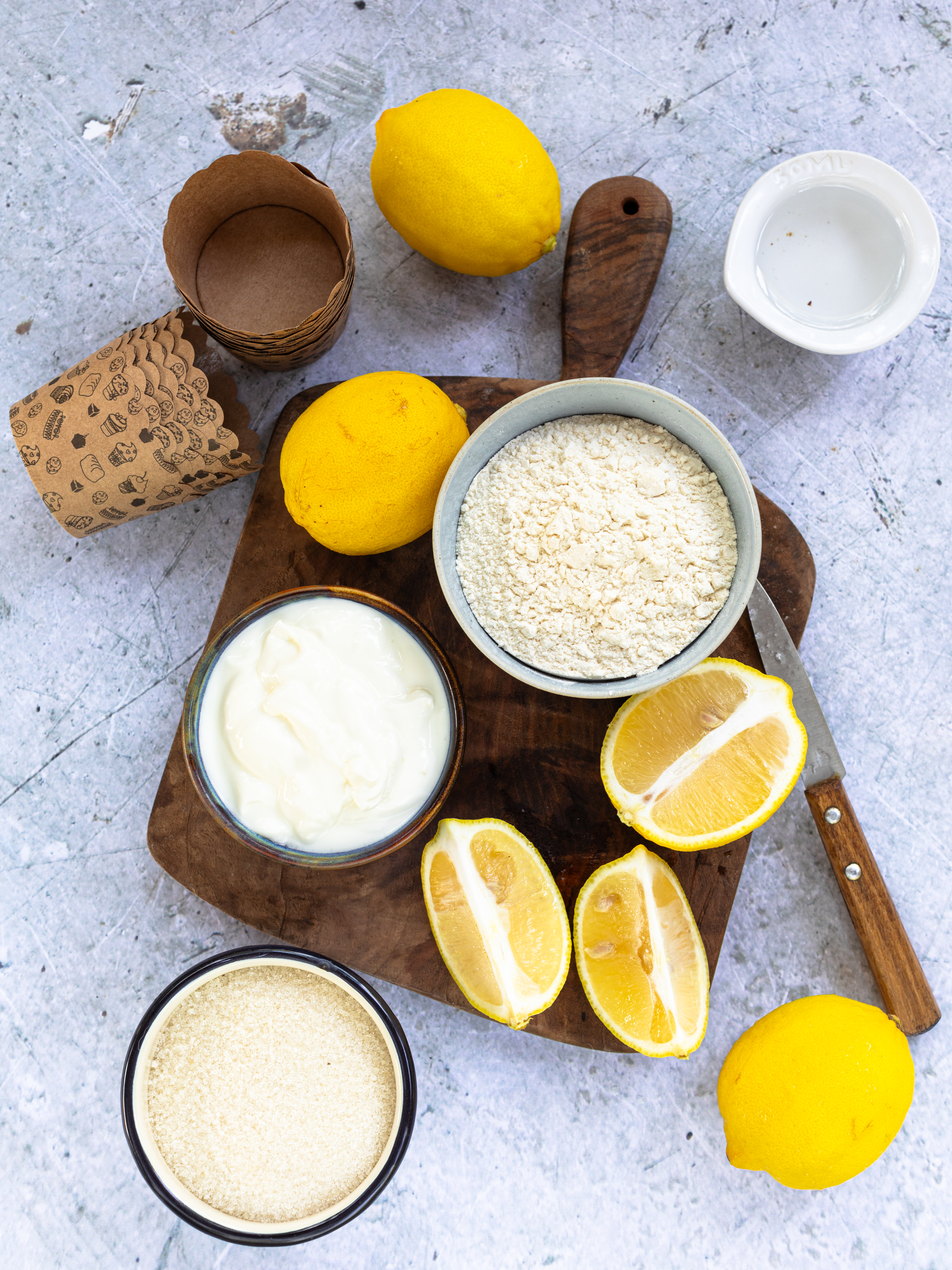 Zitronen-Joghurt Muffins Rezept