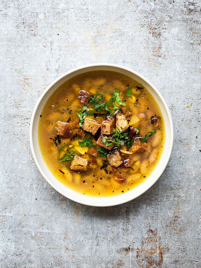 Toskanische Bohnensuppe Rezept Toskanische Bohnensuppe Rezept