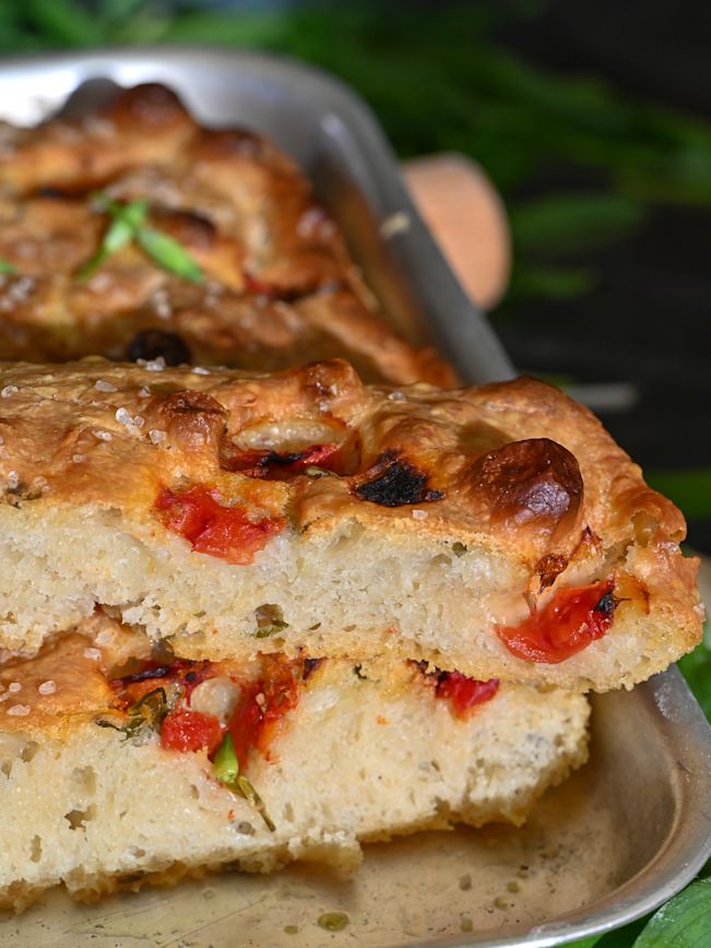 Bärlauch Focaccia Rezept Bärlauch Focaccia Rezept