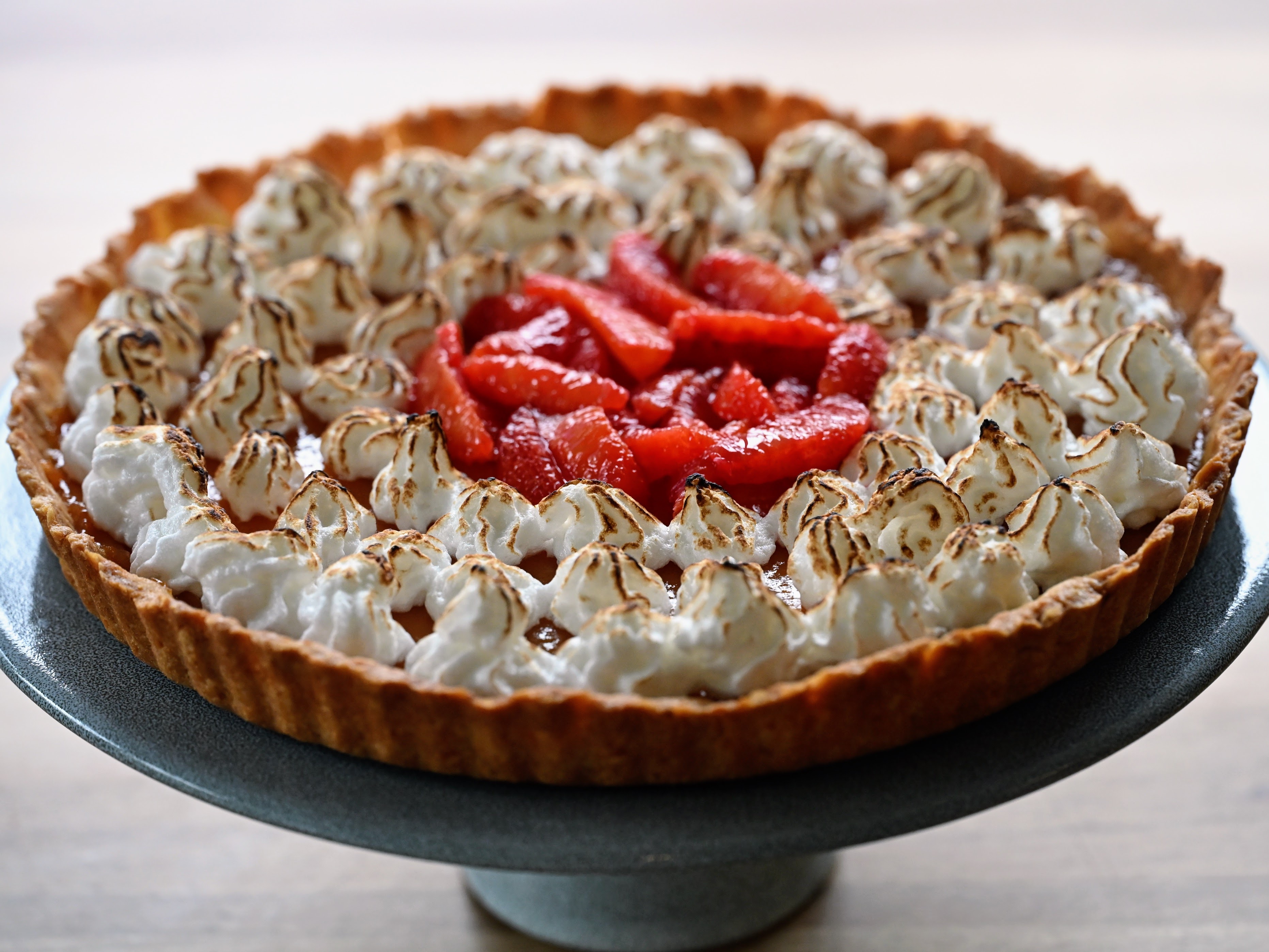 Schritt 3: Dekoration von Blutorangen-Yuzu Tarte und Finish