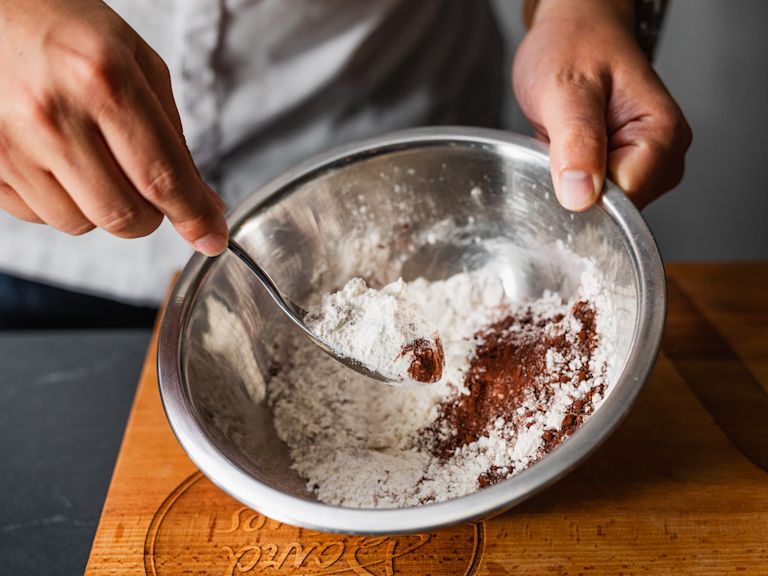 Schritt 1: Pancake-Teig vorbereiten Schritt 1: Pancake-Teig vorbereiten