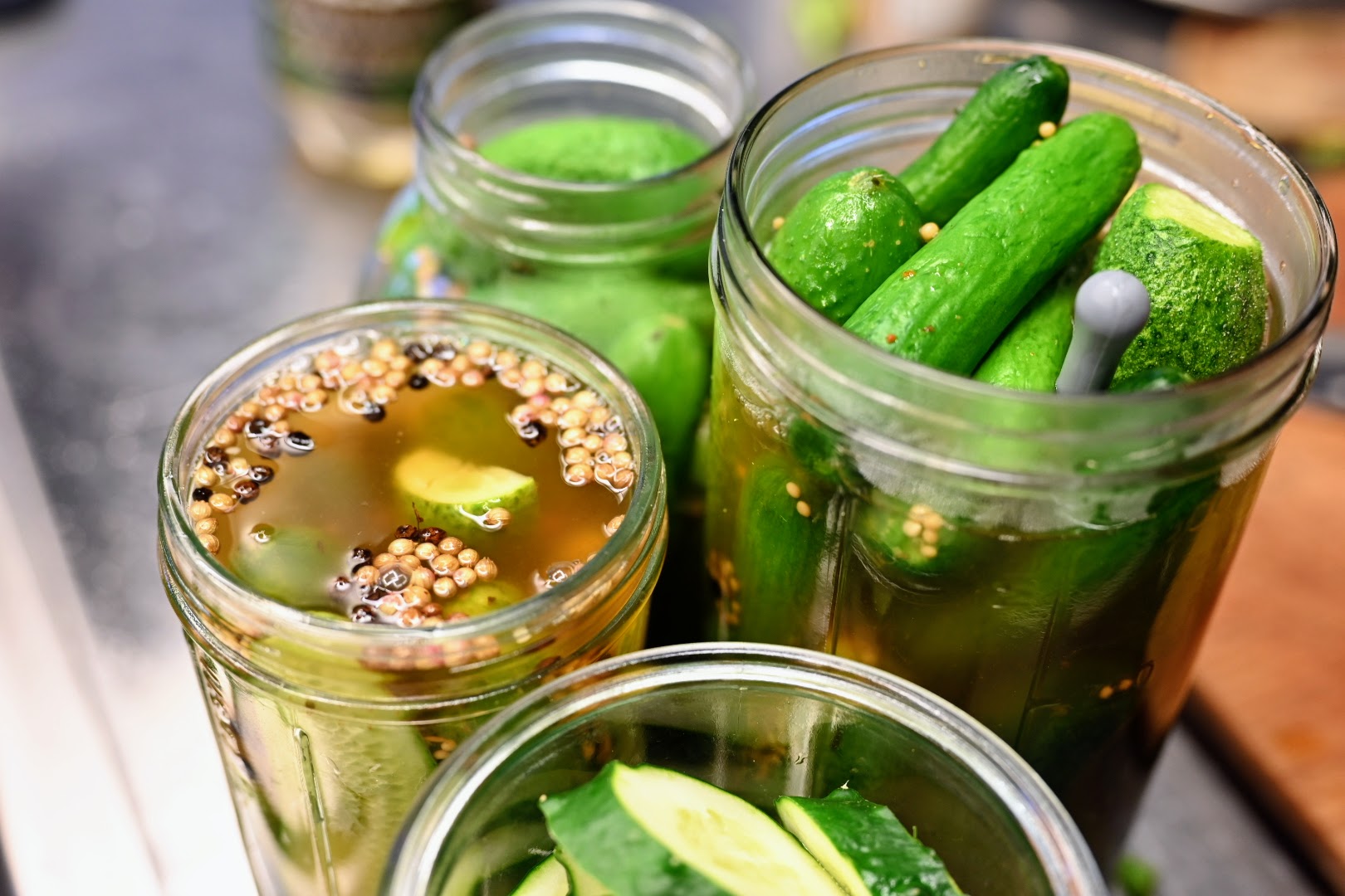 Schritt 2: Einmachgläser befüllen 