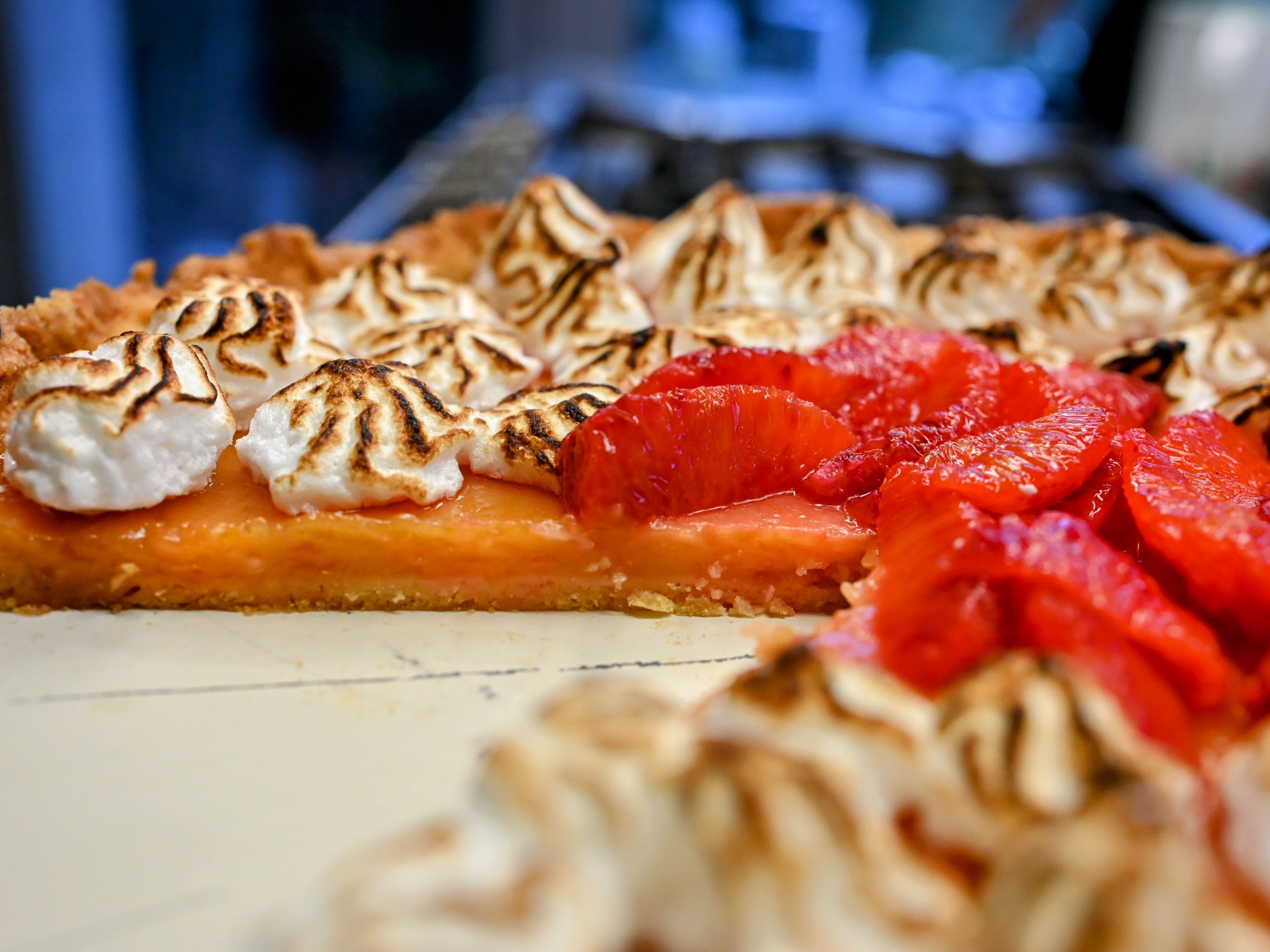 Schritt 3: Dekoration von Blutorangen-Yuzu Tarte und Finish