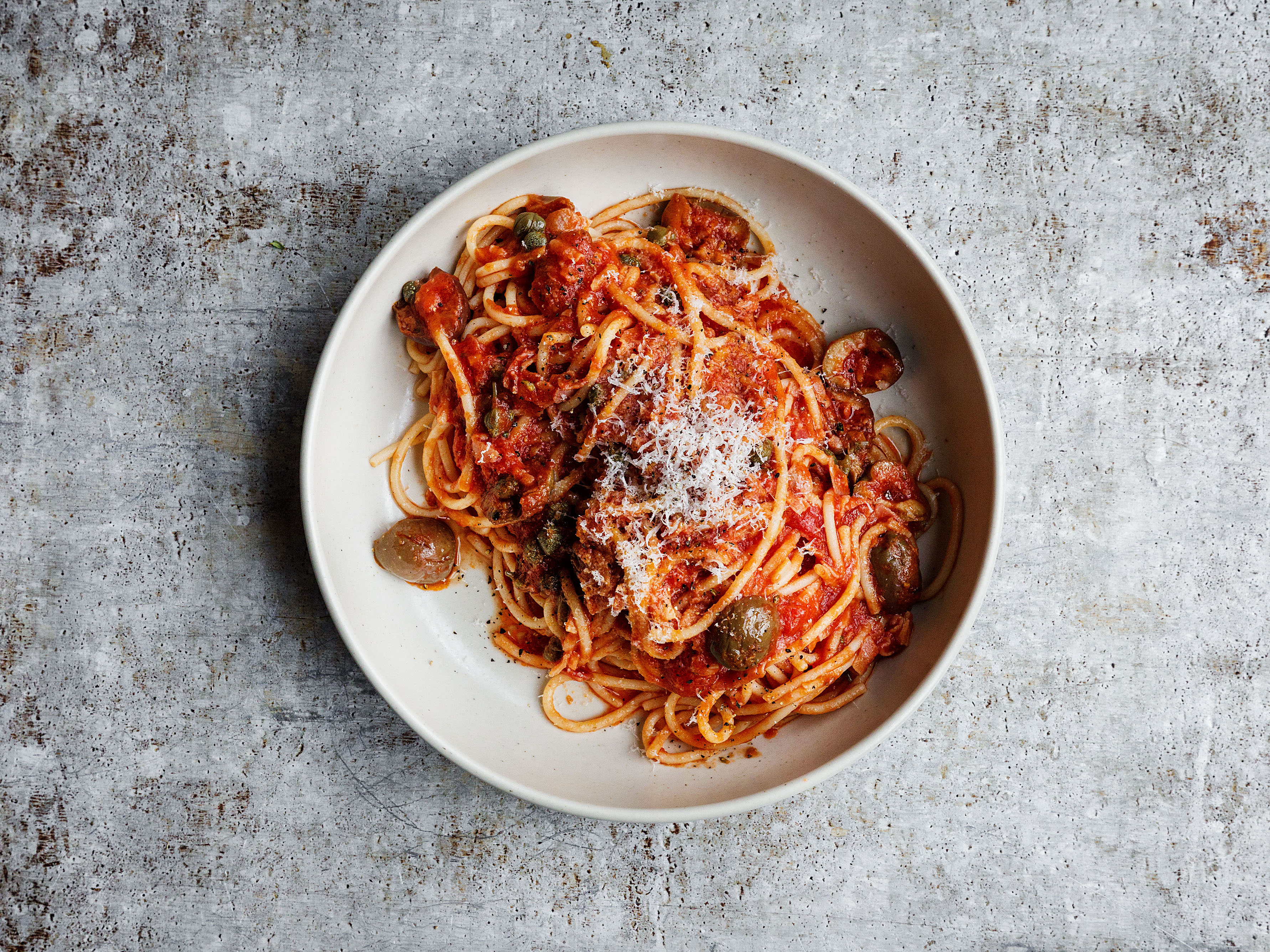 Schritt 2: Mit Parmesan bestreut servieren