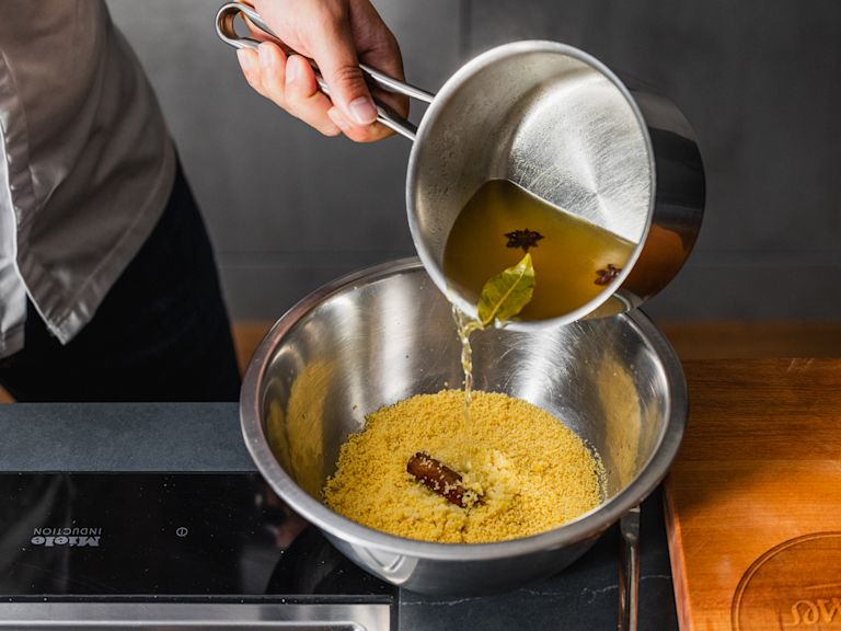 Schritt 1: Bulgur zubereiten Schritt 1: Bulgur zubereiten