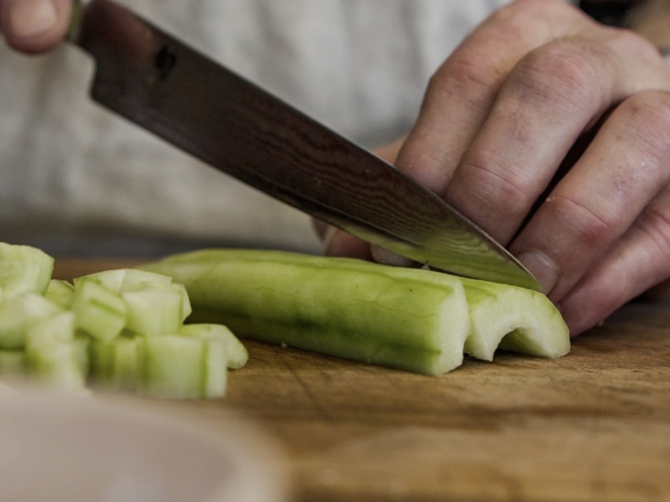 Schritt 2: Limetten-Mezcal-Sauce für Ceviche de Hamachi con Mezcal zubereiten 