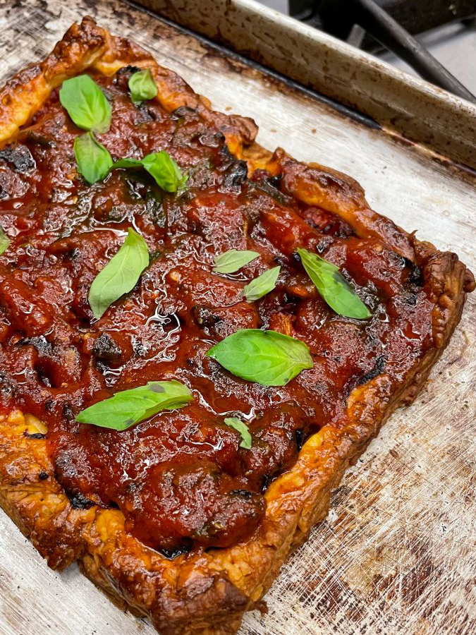 Doppelt gebackene Tomaten Tarte Rezept 2
