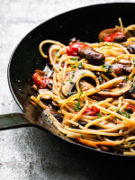 Spaghetti mit Pilzen und brauner Butter Rezept