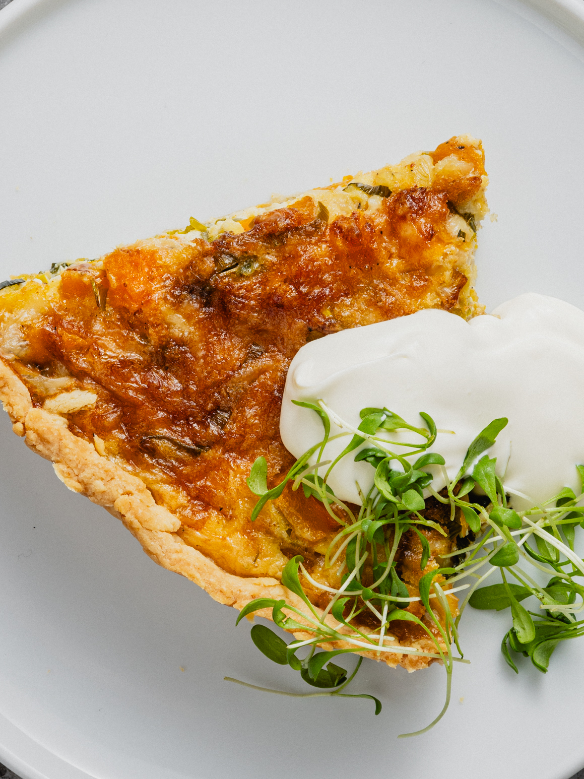 Kürbis-Quiche mit Lauch und Gruyère Rezept 2