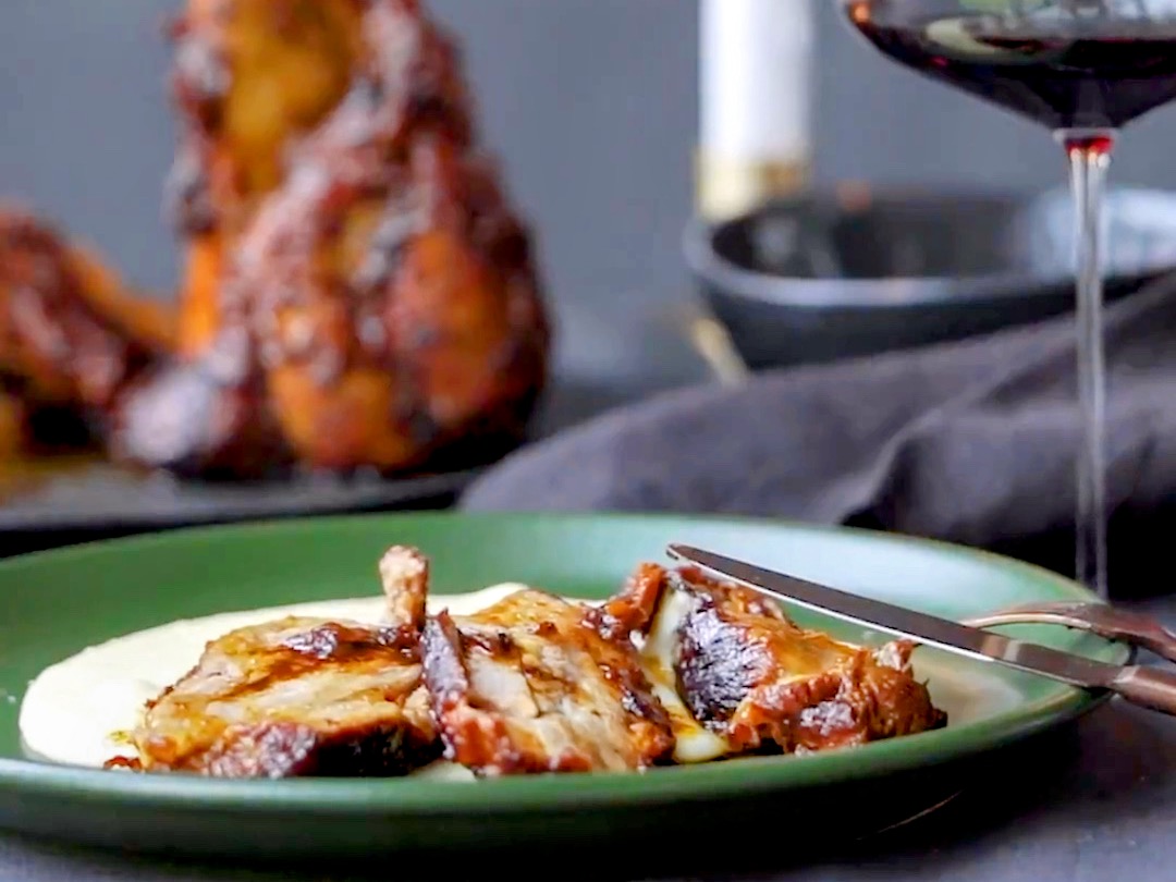 Schritt 3: Stinco di Vitello – ganze Kalbshaxe anrichten