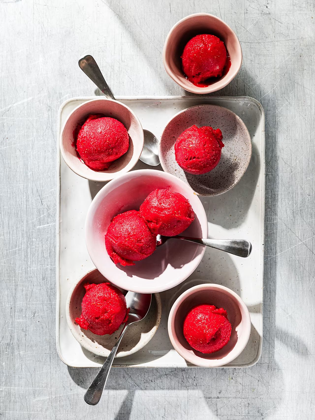 Himbeer-Zitronen Sorbet