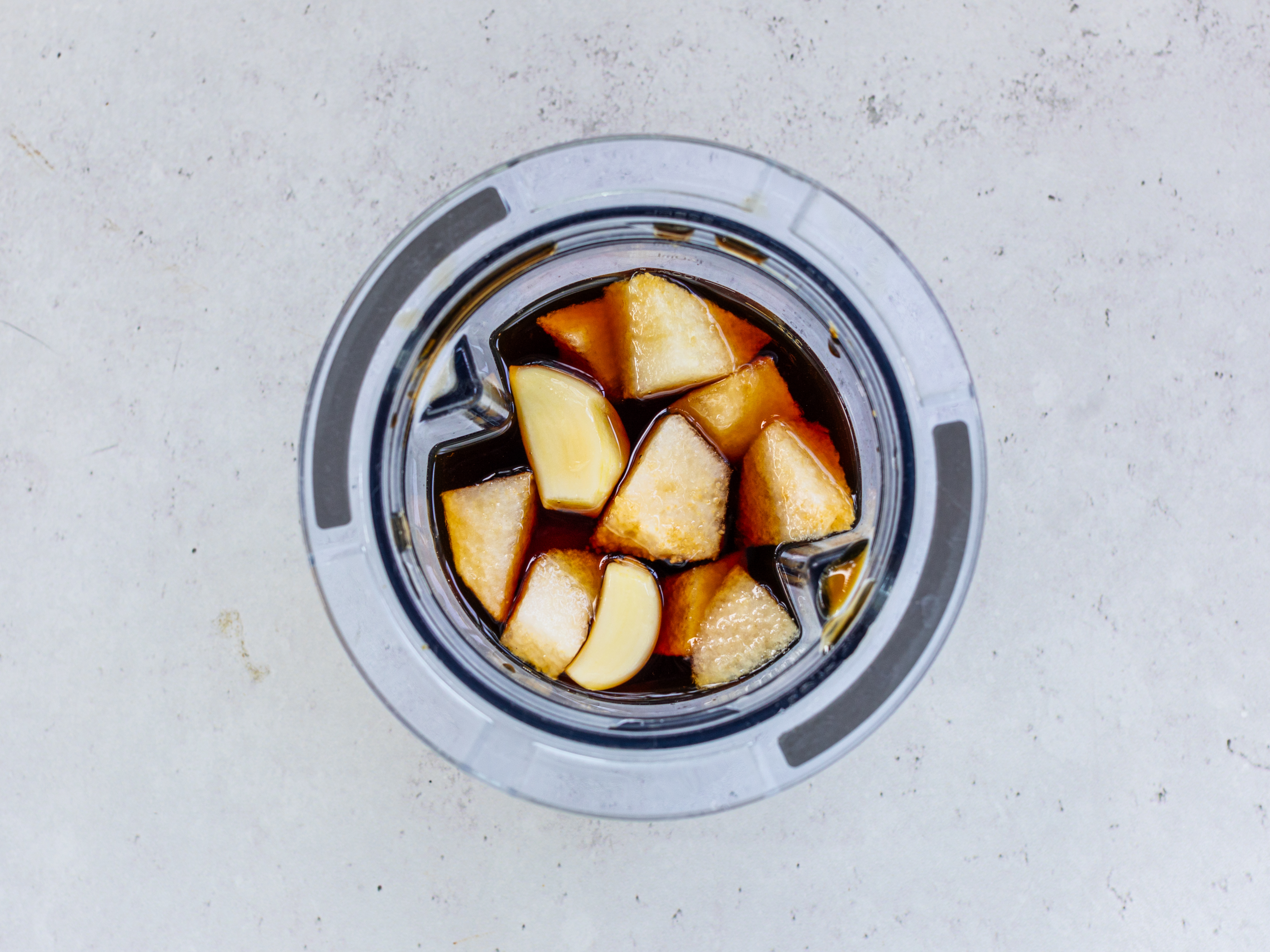 Schritt 2:  Marinade für Vegetarisches Bulgogi mit Reis zubereiten  