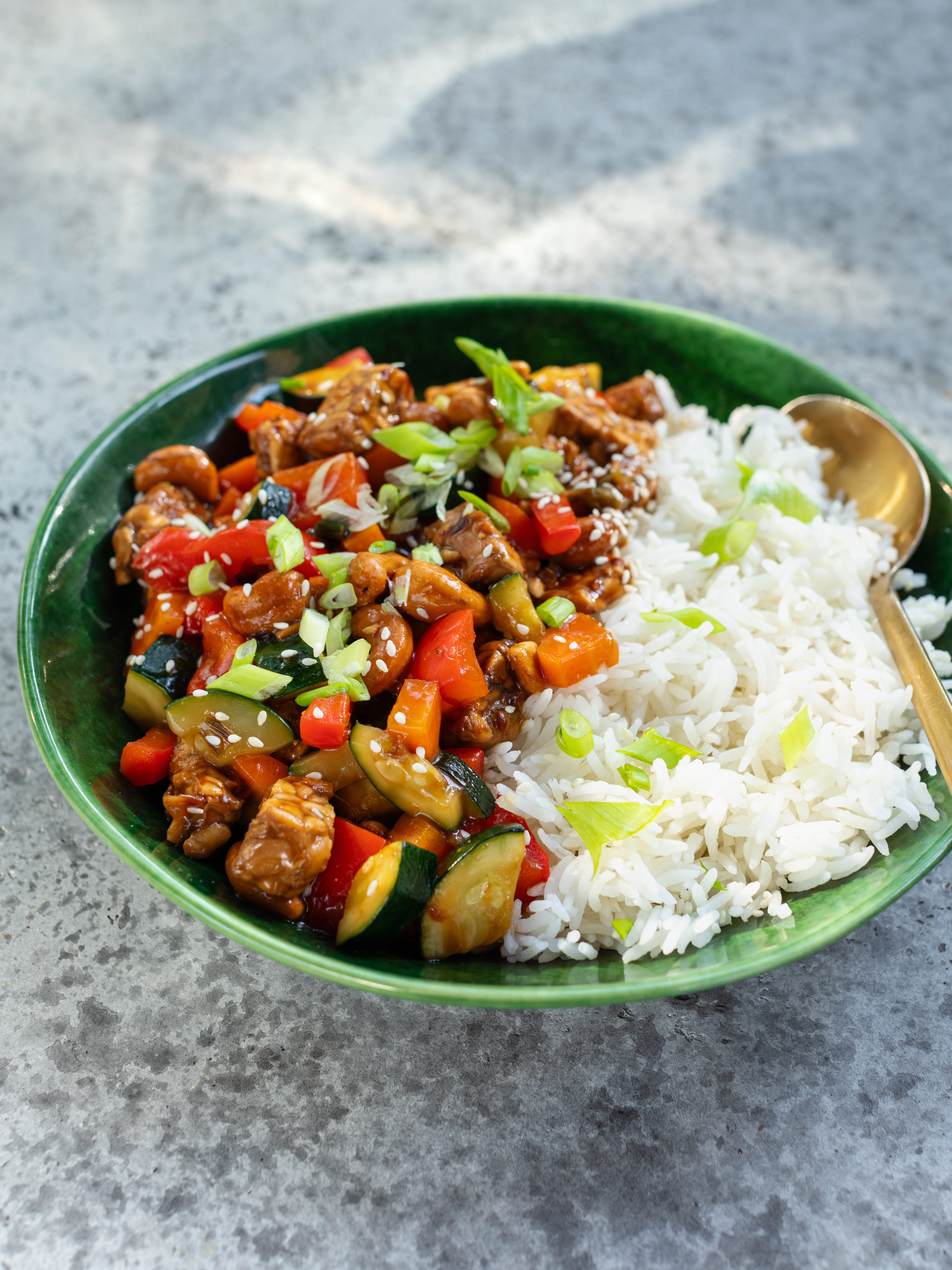Tempeh-Cashew Stir Fry Rezept 6