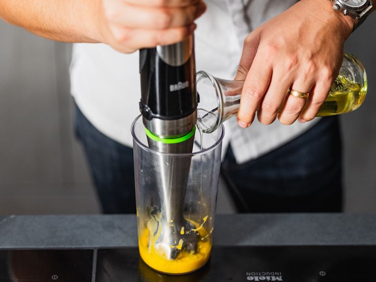 Schritt 2: Mayo zubereiten Schritt 2: Mayo zubereiten