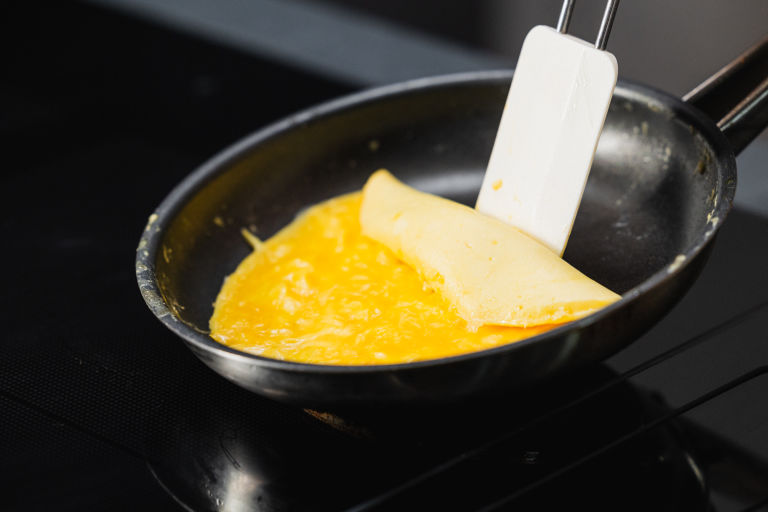 Schritt 3: Omelette braten