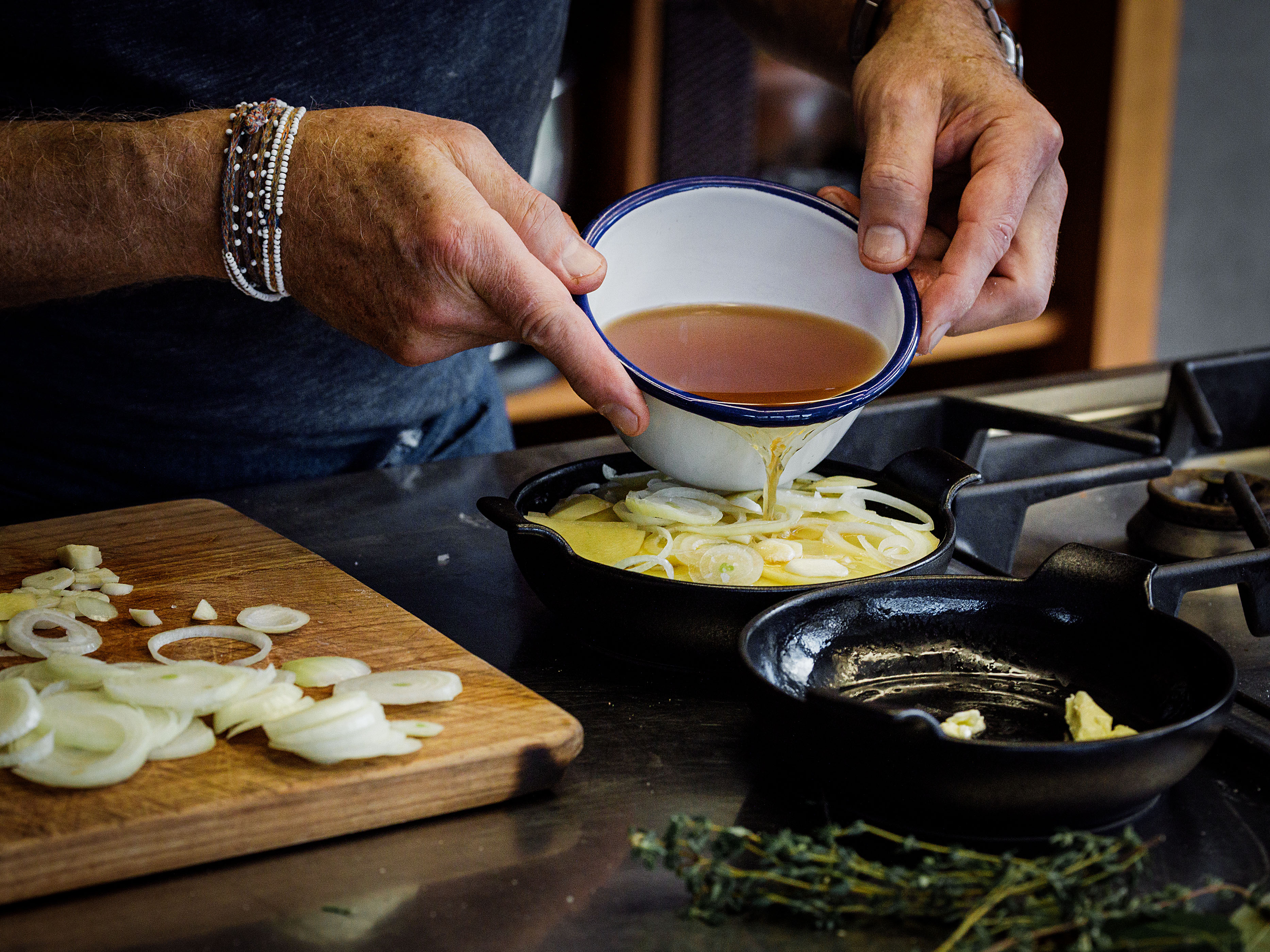 Schritt 2:  Gratin für Kartoffelgratin Boulanger backen 