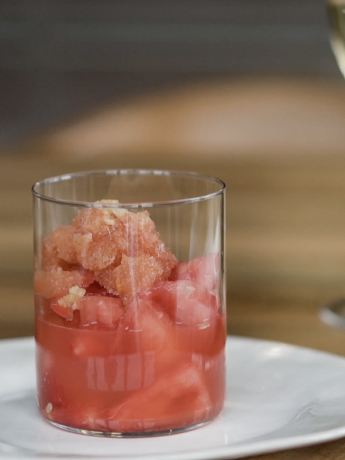 Wassermelonen-Granita mit Ingwersirup Rezept