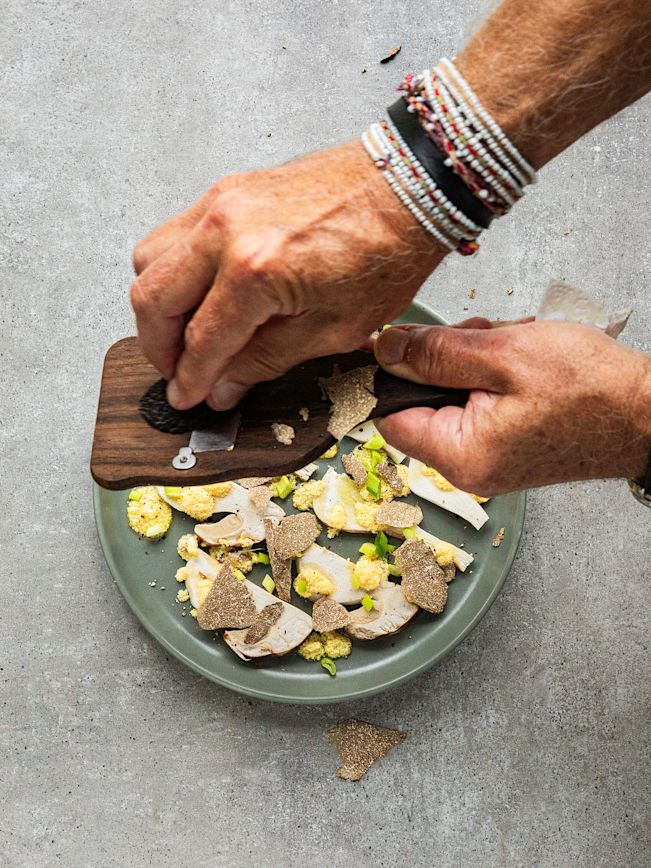 Steinpilzsalat mit Trüffel Rezept 3 Steinpilzsalat mit Trüffel Rezept 3