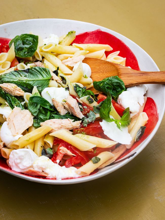 Sommerlicher Pasta-Salat Rezept Sommerlicher Pasta-Salat Rezept