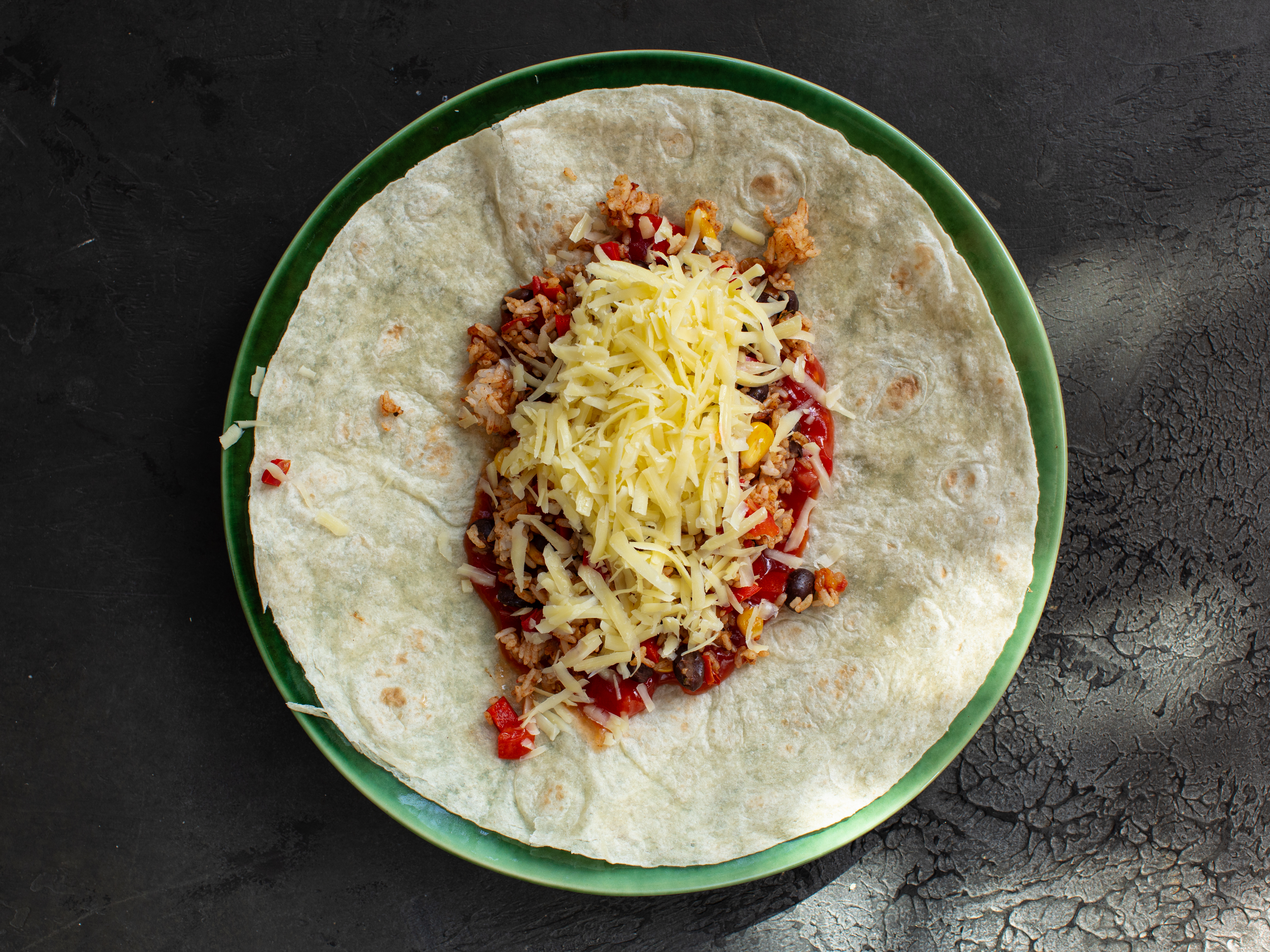 Schritt 4: Burritos zusammenstellen