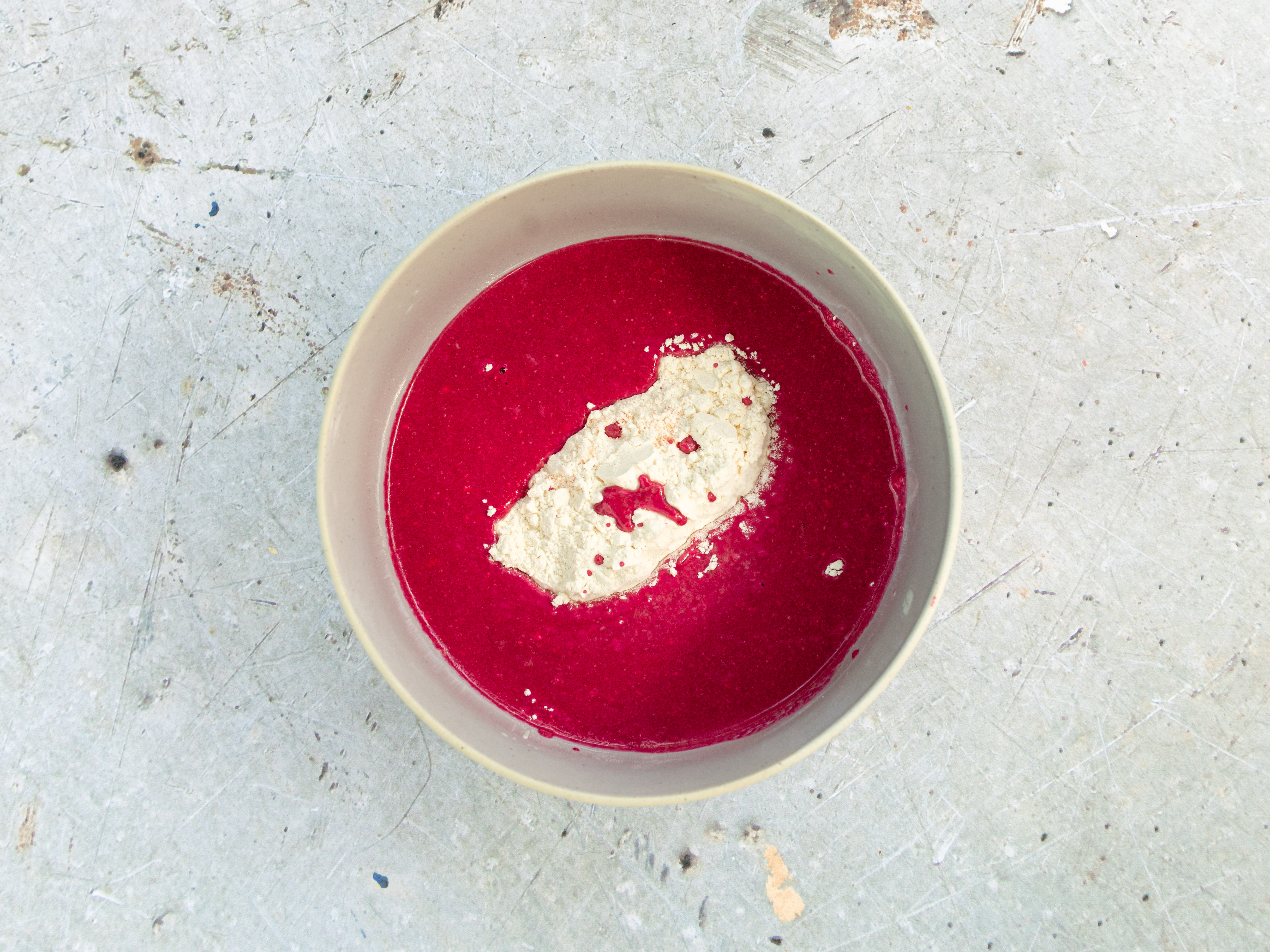 Schritt 2: Teig für Randen-Waffeln mit Ziegenkäse herstellen 