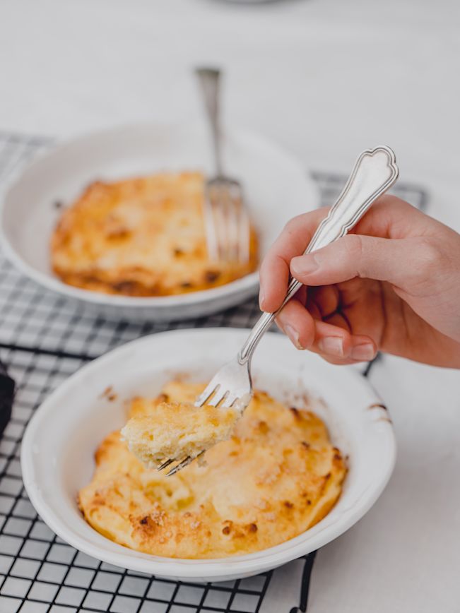 Gebackener Griesgratin Rezept Gebackener Griesgratin Rezept
