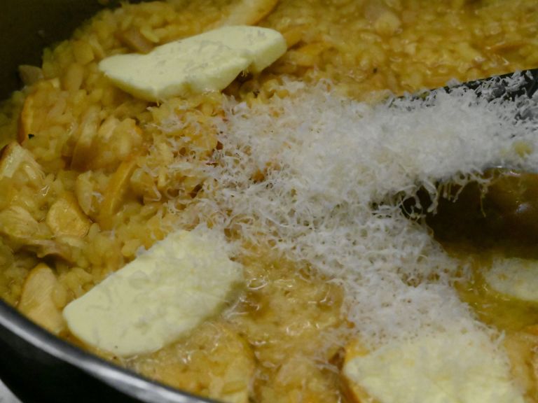 Schritt 3: Butter und den Parmesan einrühren