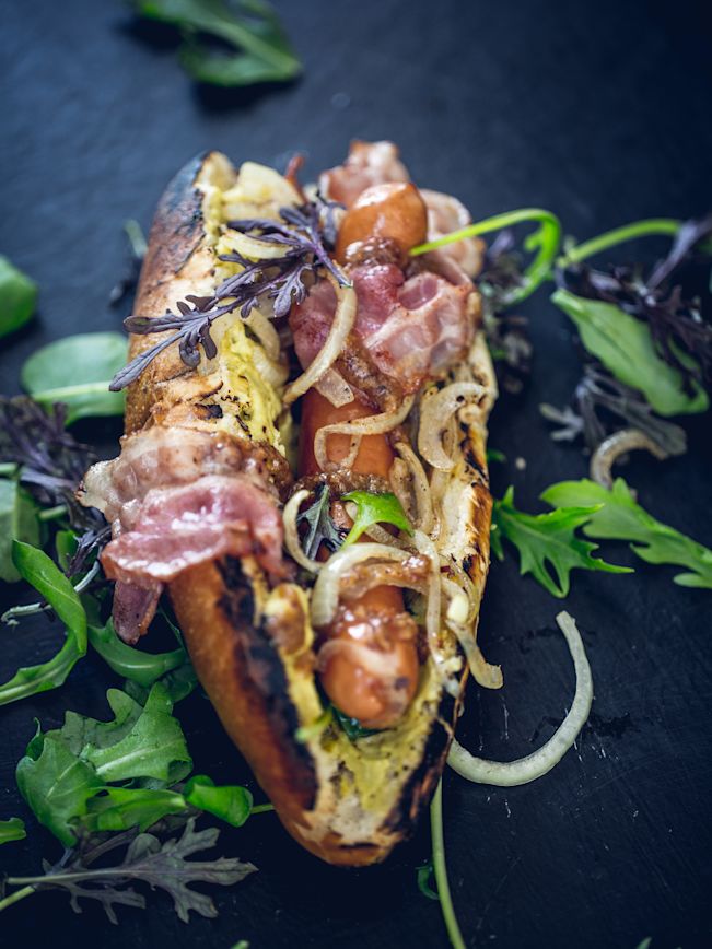 Hot Dog mit Guacamole Rezept Hot Dog mit Guacamole Rezept