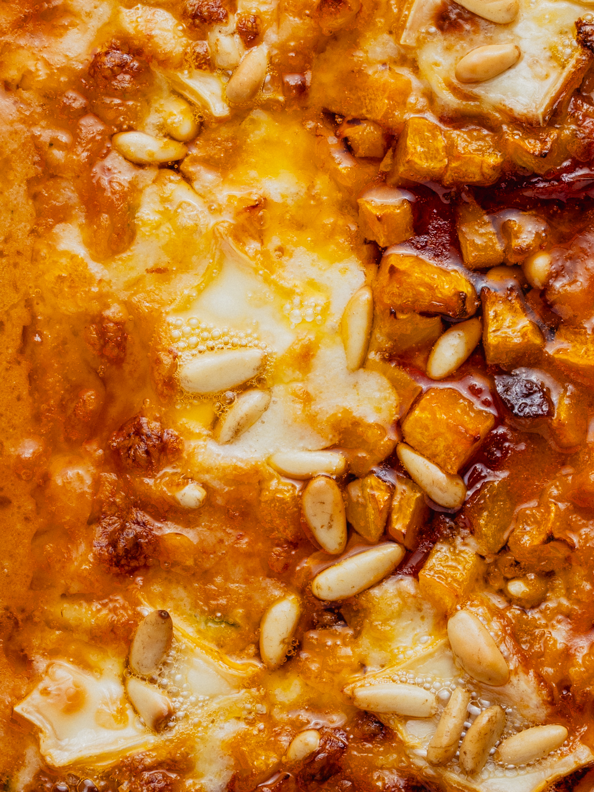 Lasagne mit geröstetem Butternut, Ziegenkäse und Pinienkernen Rezept 2