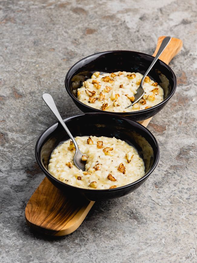 Risotto mit Blumenkohl und Trüffel Rezept Risotto mit Blumenkohl und Trüffel Rezept