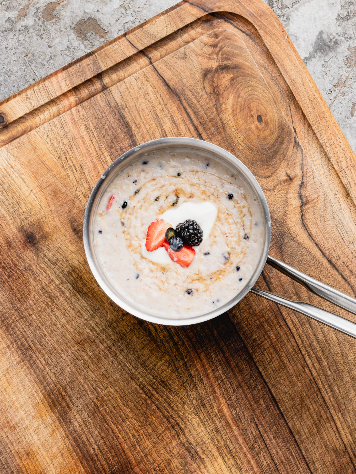 Waldbeeren-Porridge Rezept