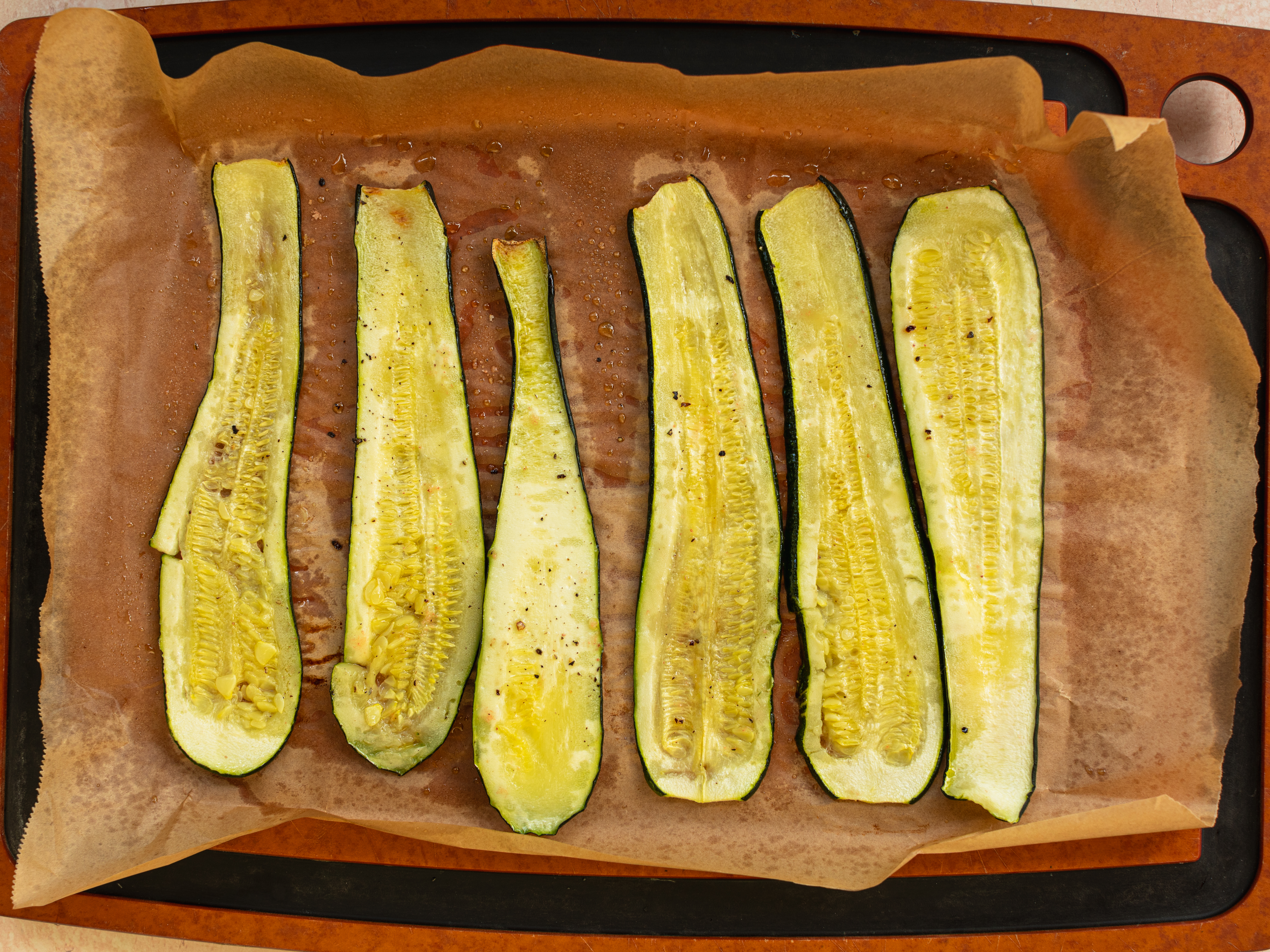 Schritt 1:  Zucchetti für Zucchetti Involtini vorbereiten 